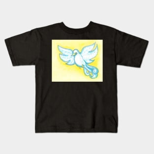 Dove of the Holy Spirit Kids T-Shirt